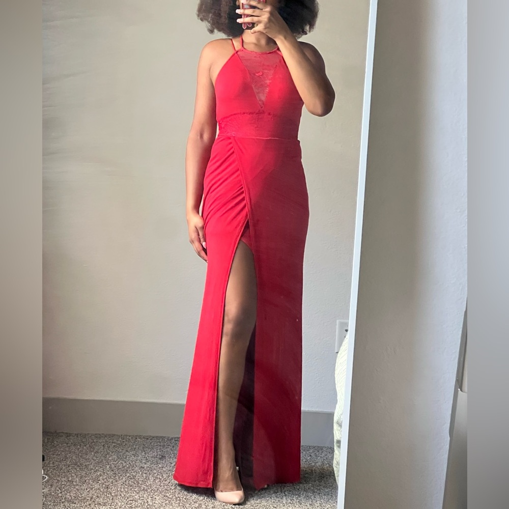 BCBGeneration Red Maxi Dress